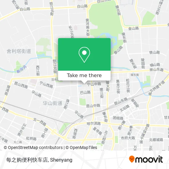 每之购便利快车店 map