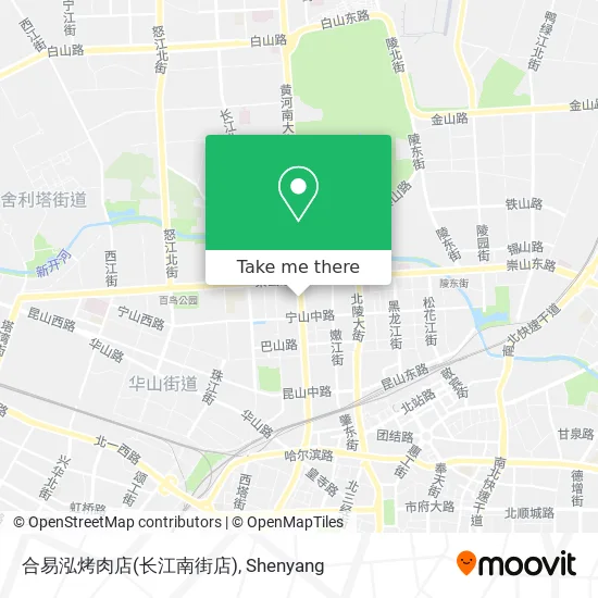 合易泓烤肉店(长江南街店) map