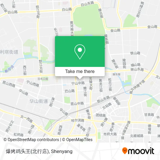 爆烤鸡头王(北行店) map