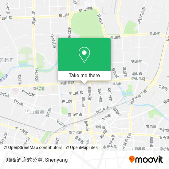 顺峰酒店式公寓 map