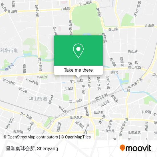 星咖桌球会所 map