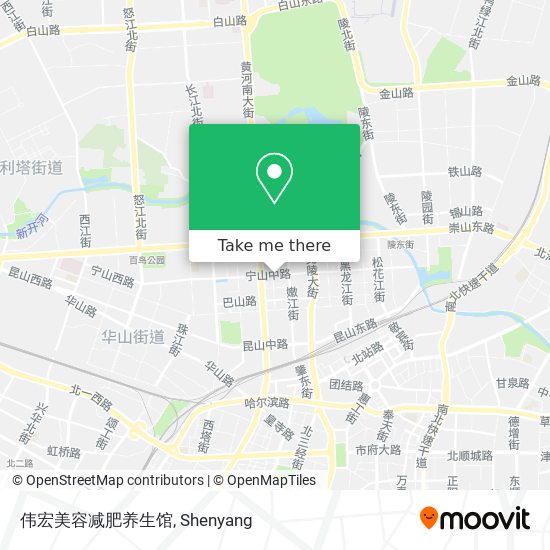 伟宏美容减肥养生馆 map