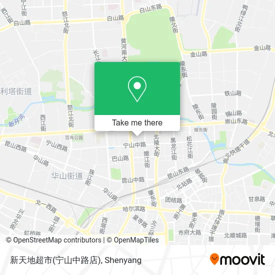 新天地超市(宁山中路店) map