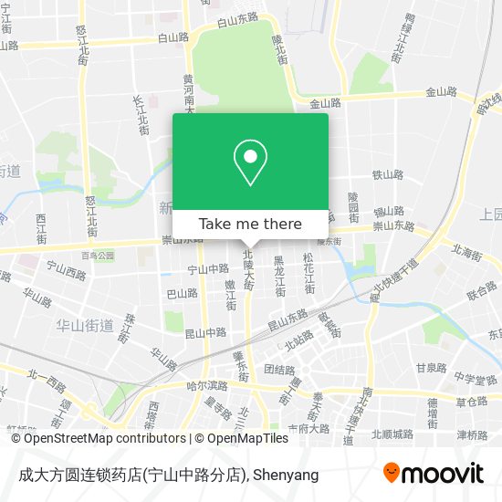 成大方圆连锁药店(宁山中路分店) map