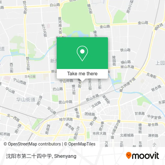 沈阳市第二十四中学 map