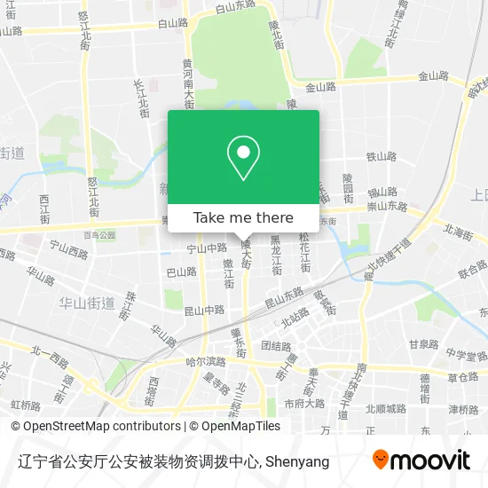 辽宁省公安厅公安被装物资调拨中心 map
