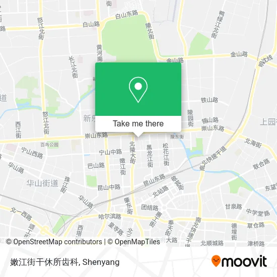 嫩江街干休所齿科 map