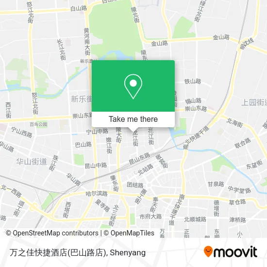 万之佳快捷酒店(巴山路店) map