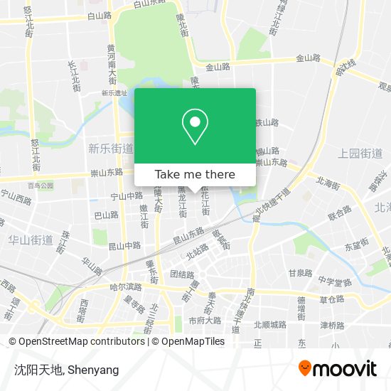 沈阳天地 map