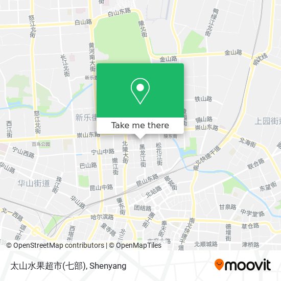 太山水果超市(七部) map