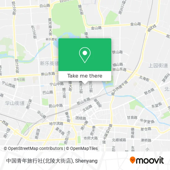 中国青年旅行社(北陵大街店) map