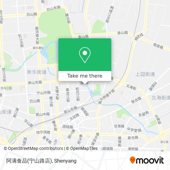 阿满食品(宁山路店) map