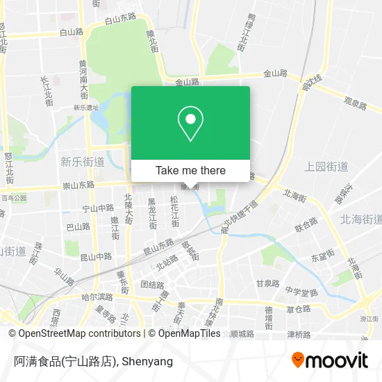 阿满食品(宁山路店) map