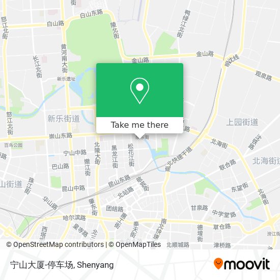 宁山大厦-停车场 map