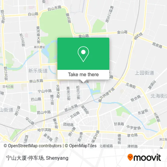 宁山大厦-停车场 map