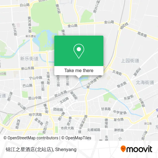 锦江之星酒店(北站店) map