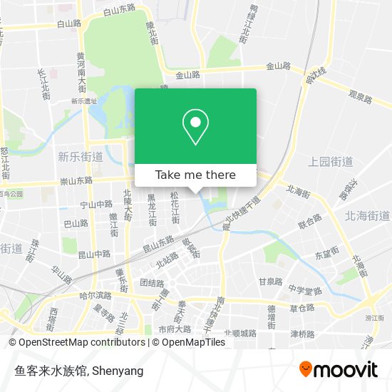 鱼客来水族馆 map