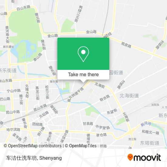 车洁仕洗车坊 map