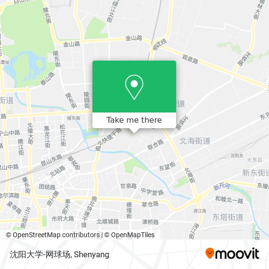 沈阳大学-网球场 map