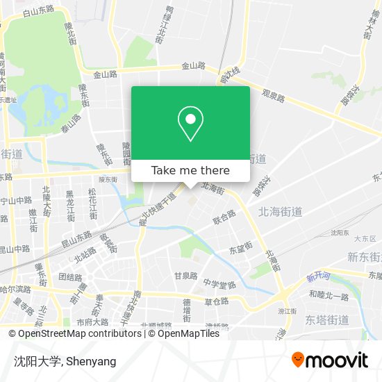 沈阳大学 map