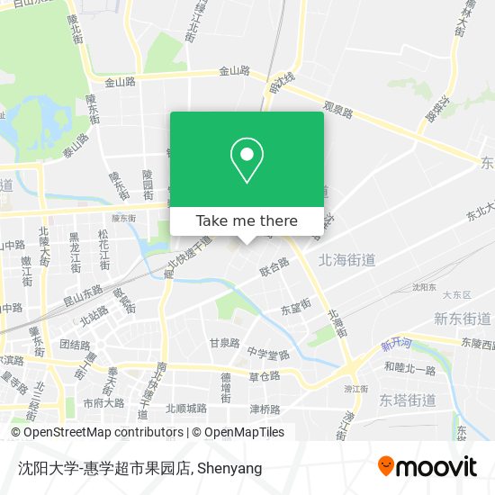 沈阳大学-惠学超市果园店 map
