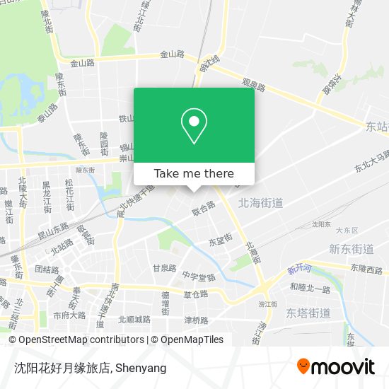 沈阳花好月缘旅店 map