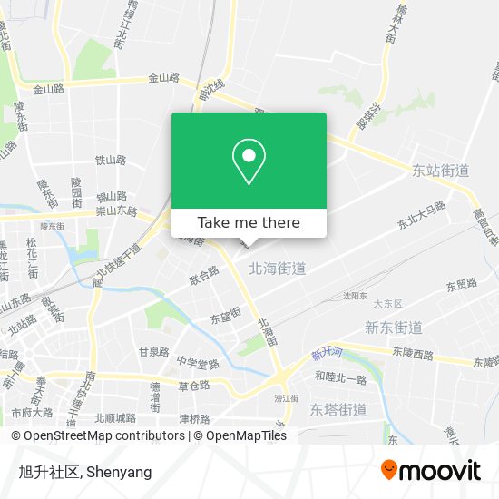 旭升社区 map