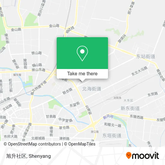 旭升社区 map