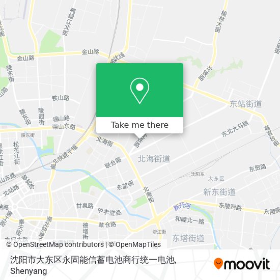 沈阳市大东区永固能信蓄电池商行统一电池 map