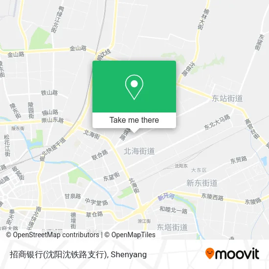 招商银行(沈阳沈铁路支行) map