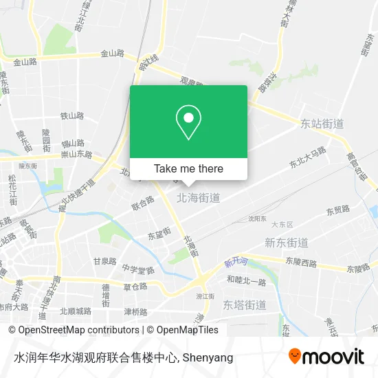 水润年华水湖观府联合售楼中心 map