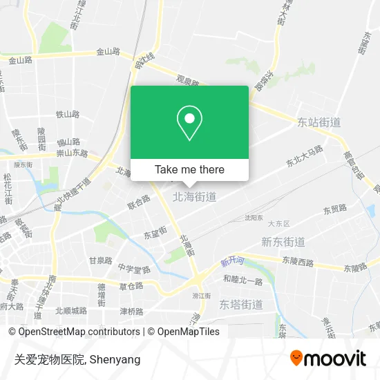关爱宠物医院 map