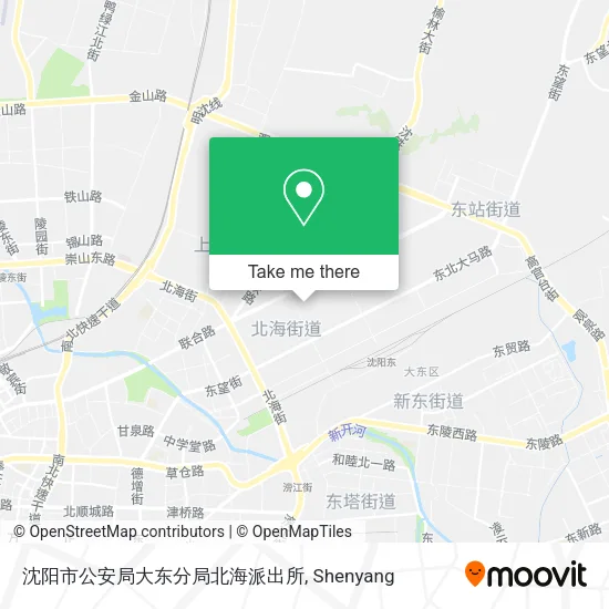 沈阳市公安局大东分局北海派出所 map