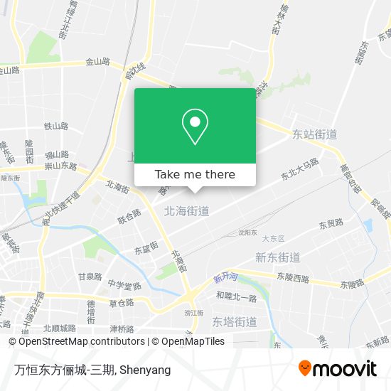 万恒东方俪城-三期 map