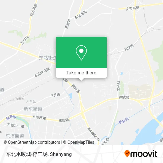 东北水暖城-停车场 map