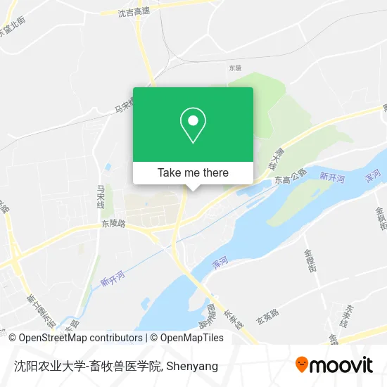 沈阳农业大学-畜牧兽医学院 map
