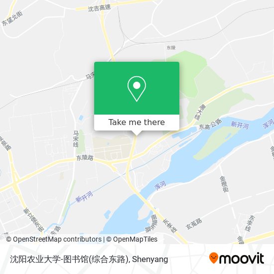 沈阳农业大学-图书馆(综合东路) map