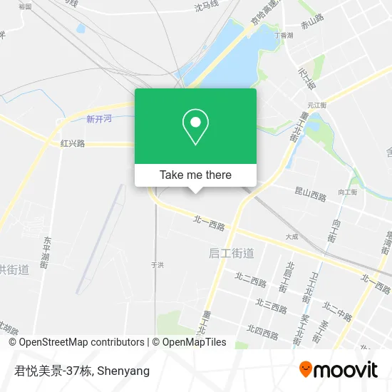 君悦美景-37栋 map