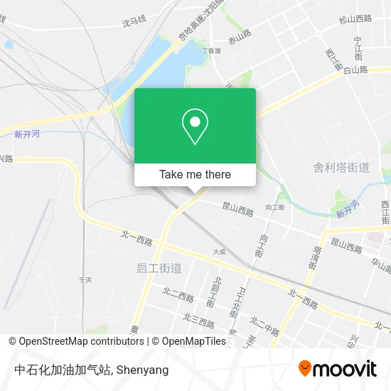 中石化加油加气站 map