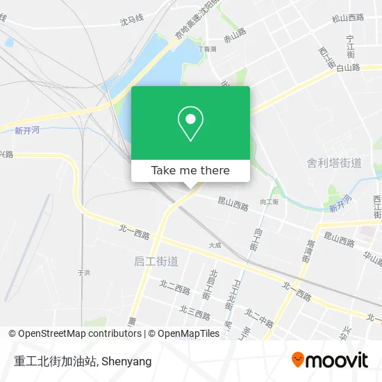 重工北街加油站 map