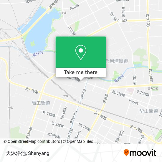天沐浴池 map