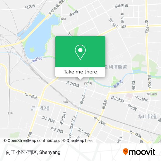 向工小区-西区 map