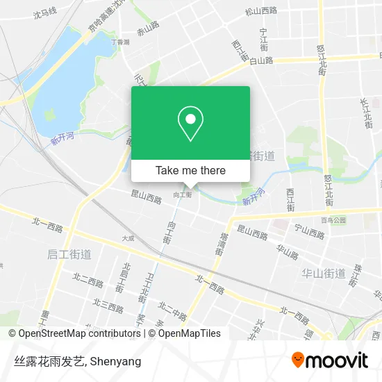 丝露花雨发艺 map