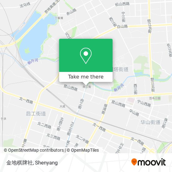 金地棋牌社 map