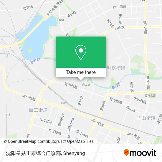 沈阳皇姑正康综合门诊部 map