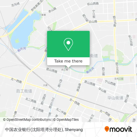 中国农业银行(沈阳塔湾分理处) map