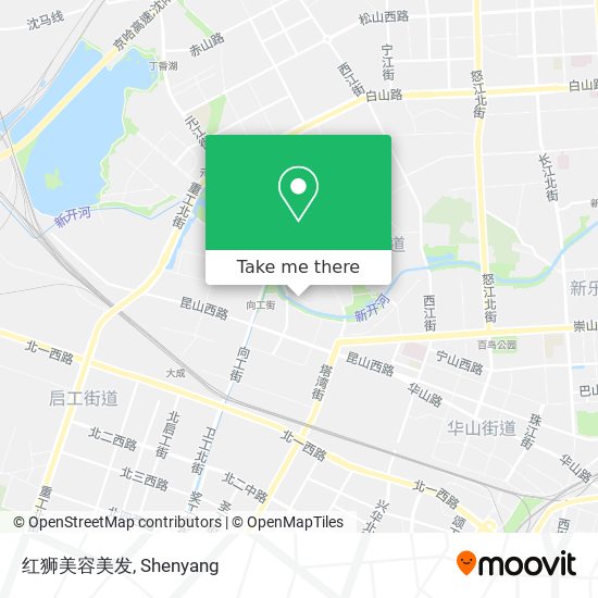 红狮美容美发 map