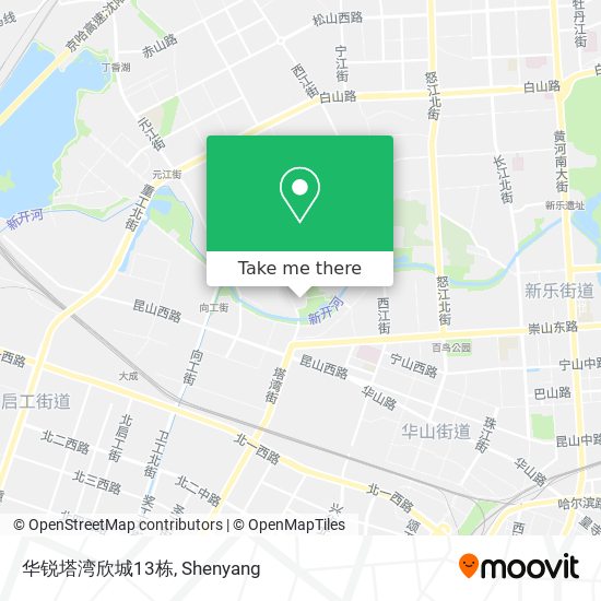 华锐塔湾欣城13栋 map