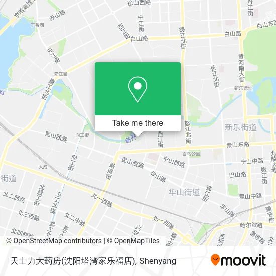 天士力大药房(沈阳塔湾家乐福店) map