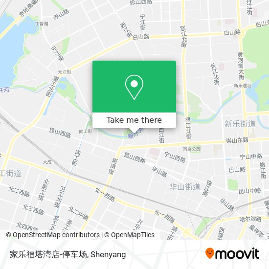 家乐福塔湾店-停车场 map